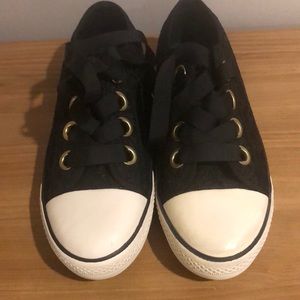 ASH VICKY Trainers Black Floral Lace size 40
